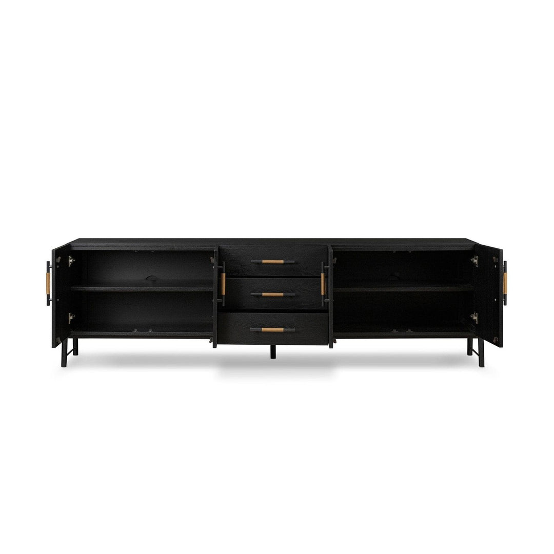 Emerson Media Console - Ebony Oak