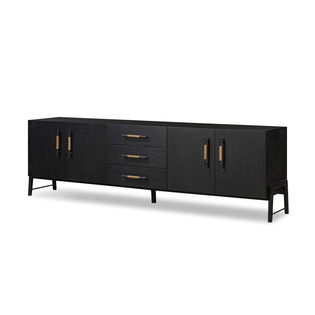 Emerson Media Console - Ebony Oak