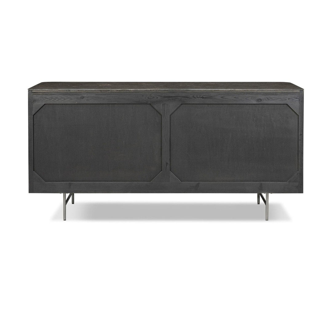 Kingston 6 Drawer Dresser - Distressed Black