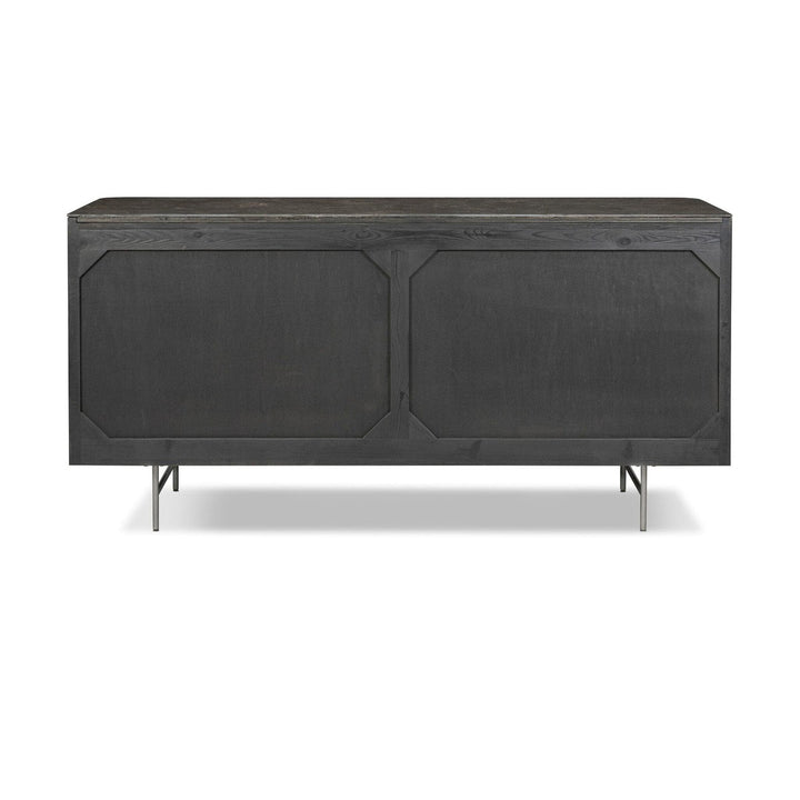 Kingston 6 Drawer Dresser - Distressed Black