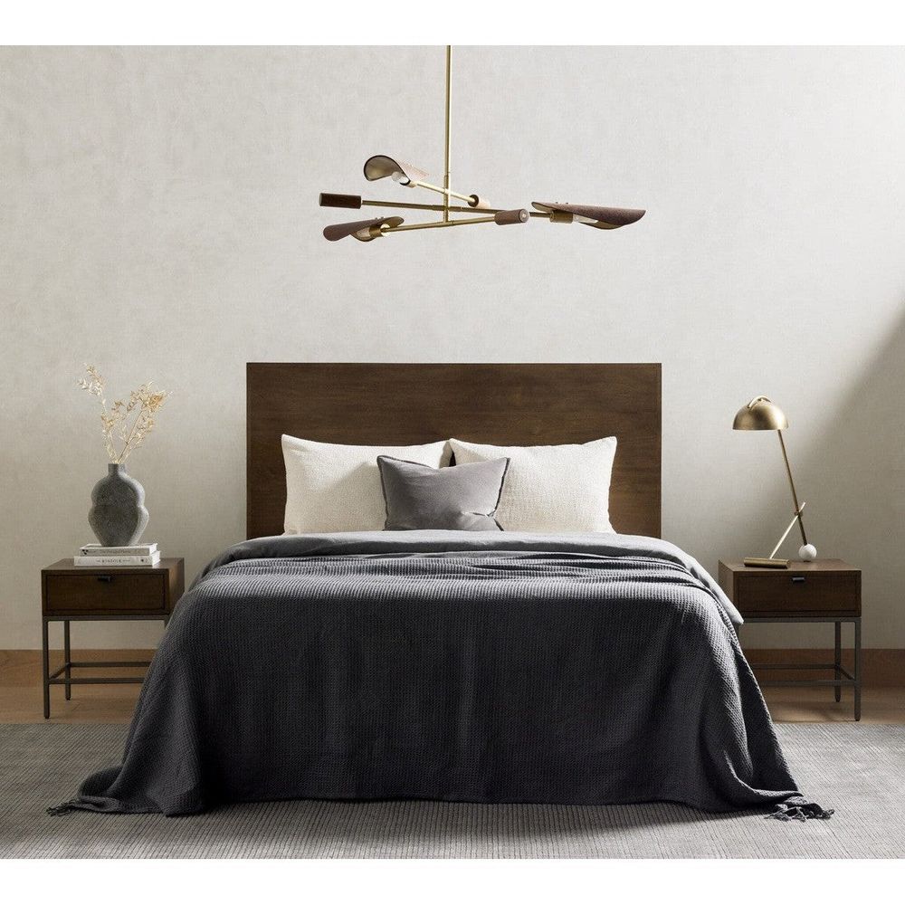 Chandeliers Ashen Chandelier - Antique Brass