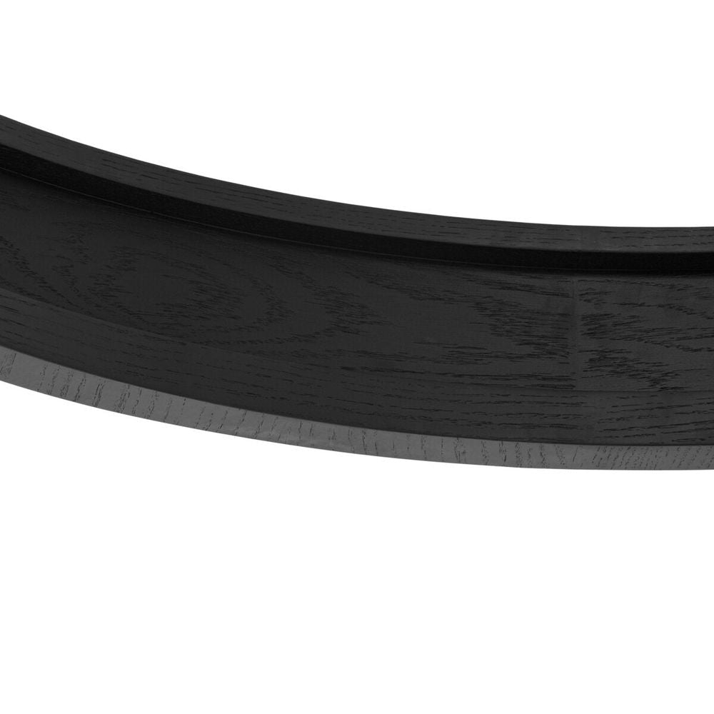 Baum Chandelier: Black Oak Veneer - Jet Black - Black Cord
