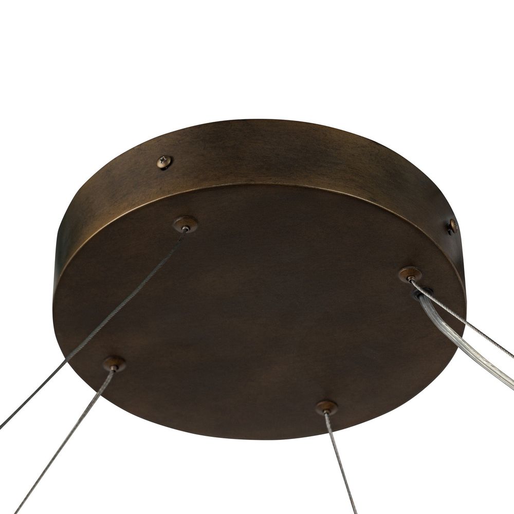 Baum Chandelier - Burnished Brass Aluminum