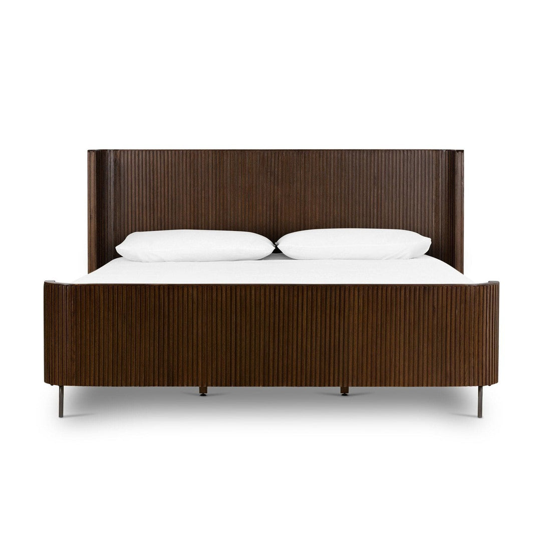 Franklin Bed - Terra Brown Oak- King