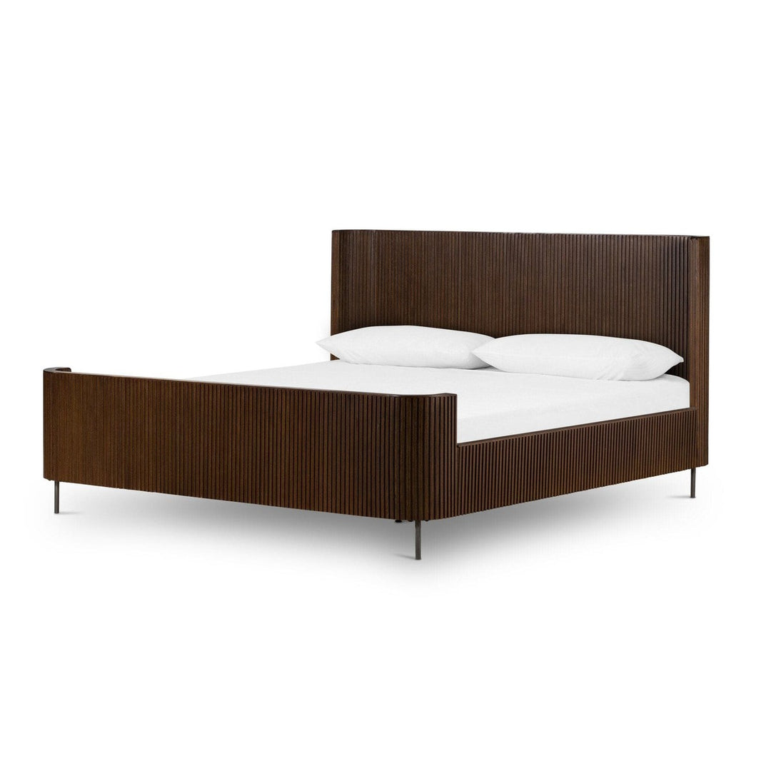 Franklin Bed - Terra Brown Oak- King