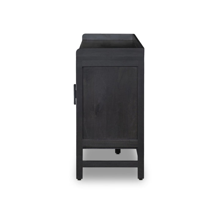 Harmony Sideboard - Black Wash Mango W/ Black Cane - 72"