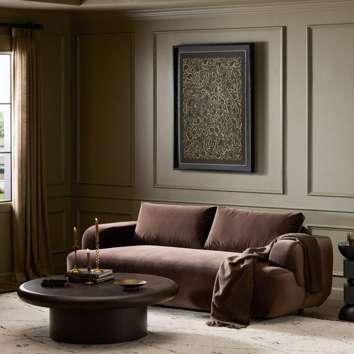Benito Sofa-90"-Surrey Cocoa