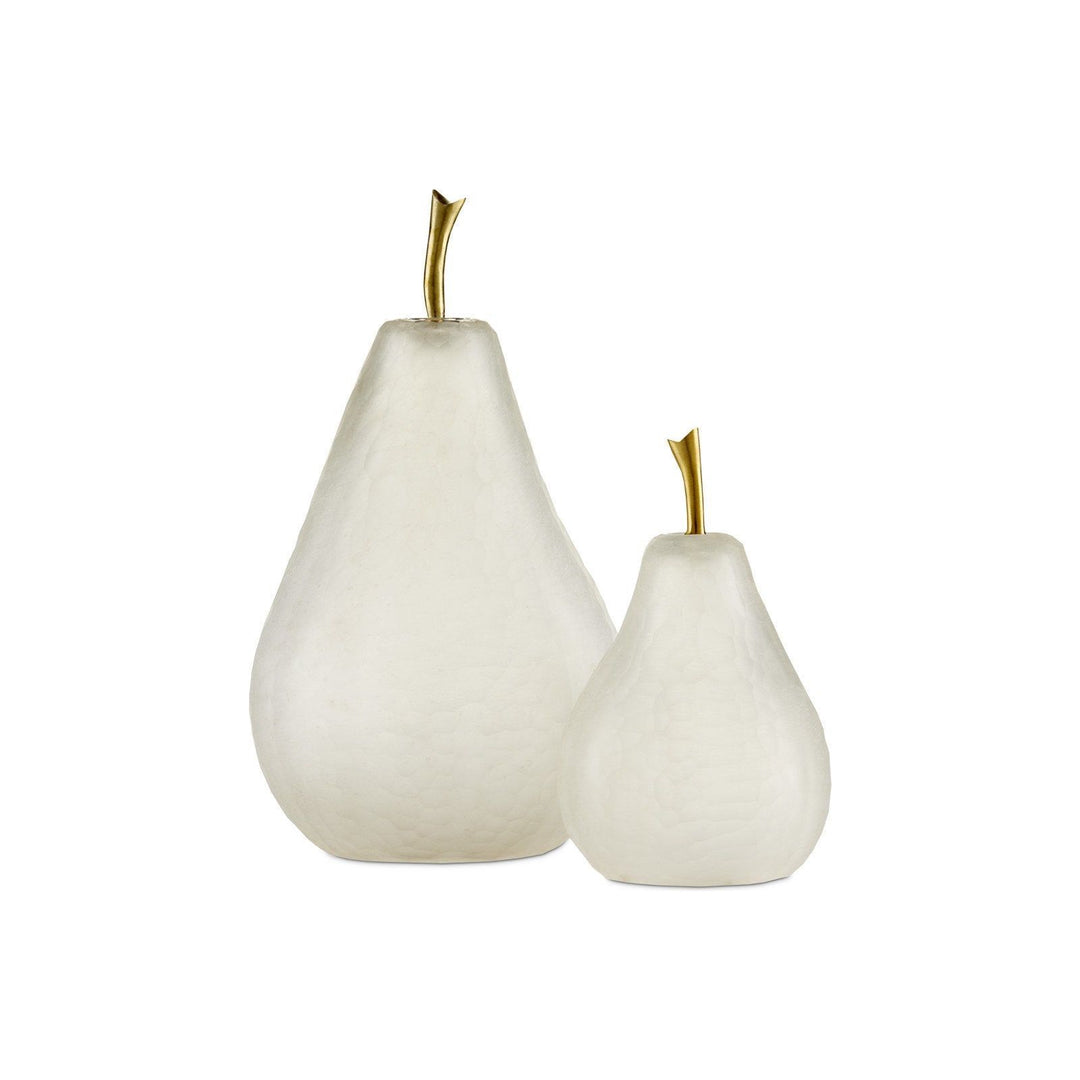 Glass Pear Set of 2