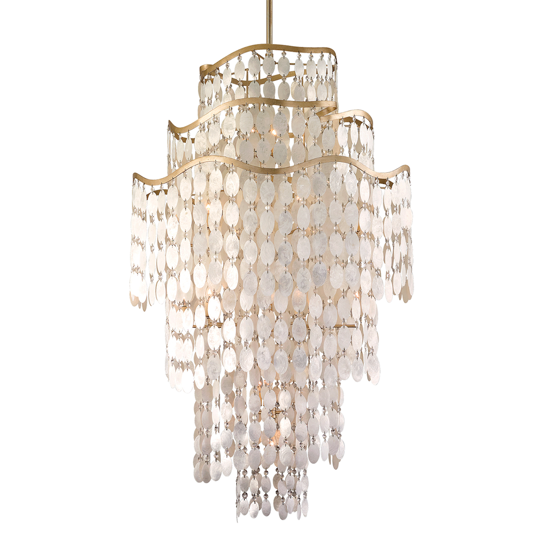 Dolce Chandelier - Champagne Leaf 19 Lights