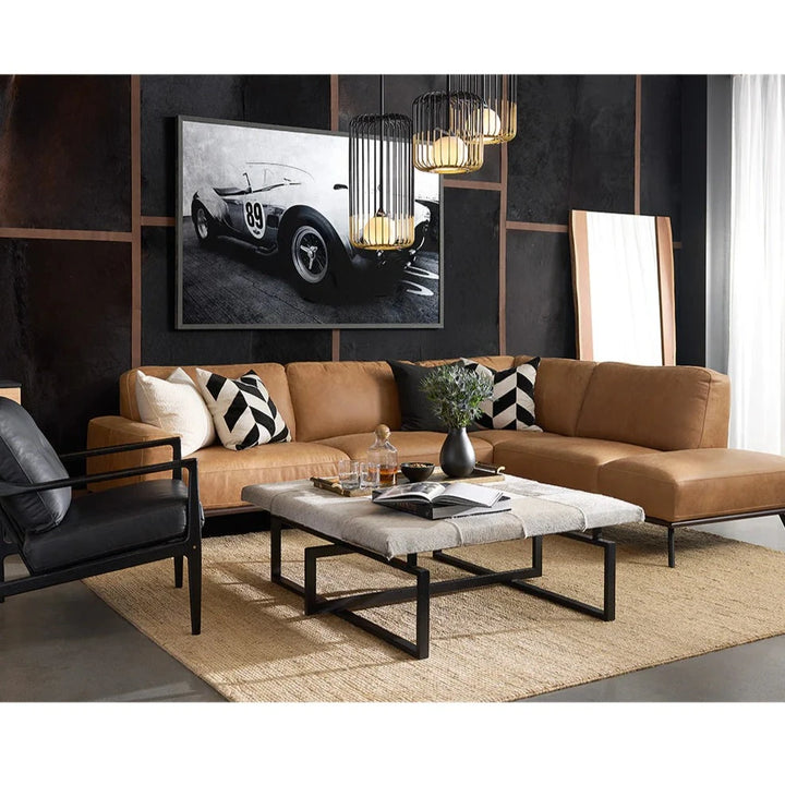 Brandi Sectional with Chaise - Made in Italy