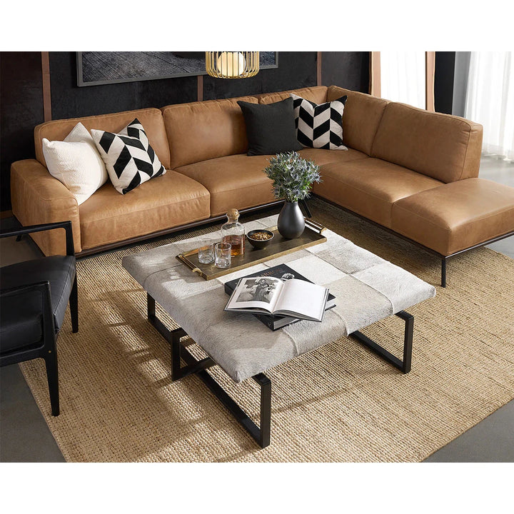 Brandi Sectional with Chaise - Made in Italy