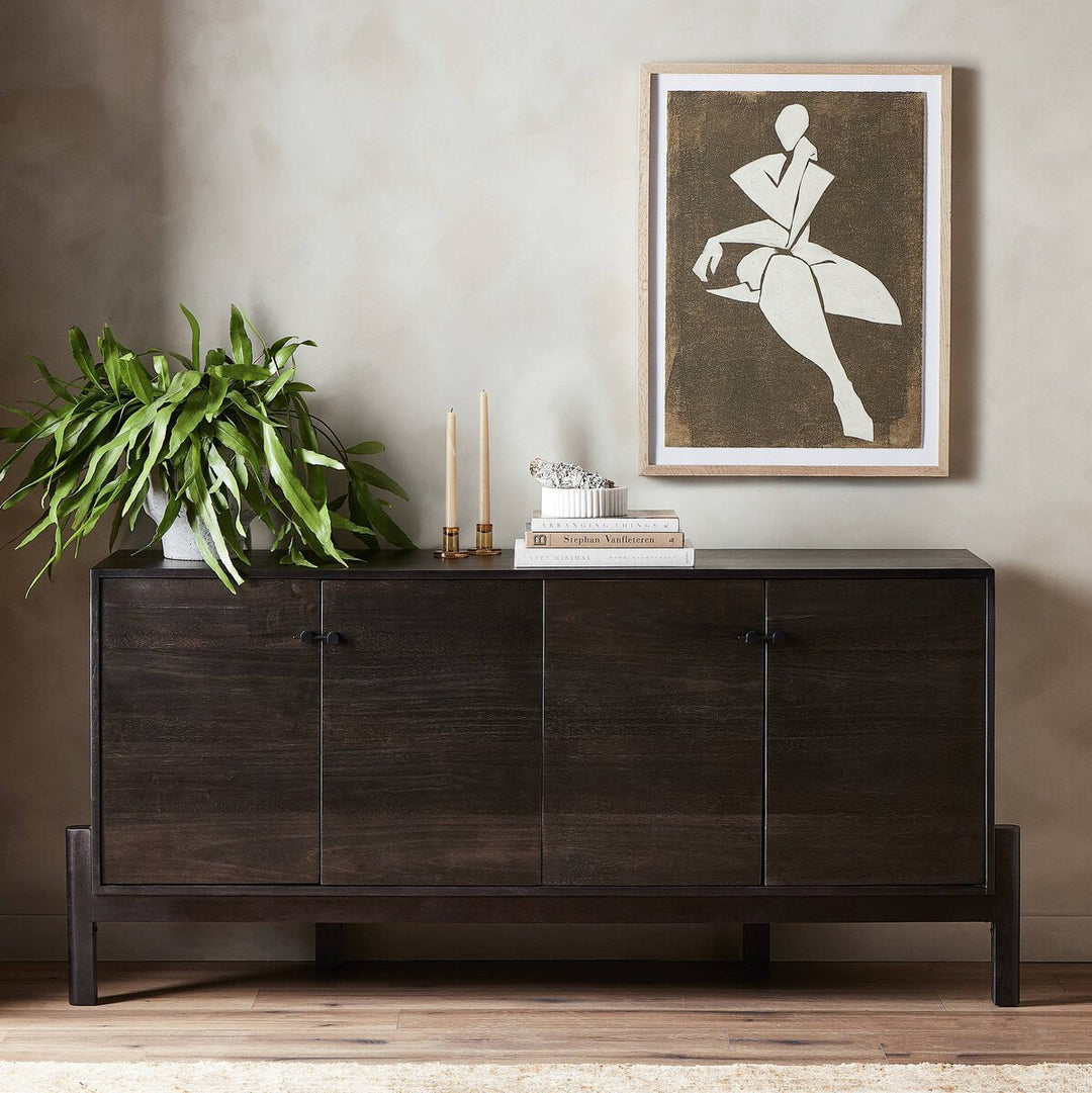 Dane Sideboard - Worn Black Parawood