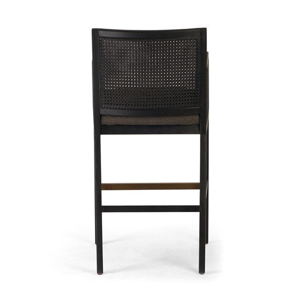 Antonia Cane Bar + Counter Stool-Four Hands-FH-109035-005-Bar StoolsSavile Flax-Counter-Brushed Ebony-18-France and Son
