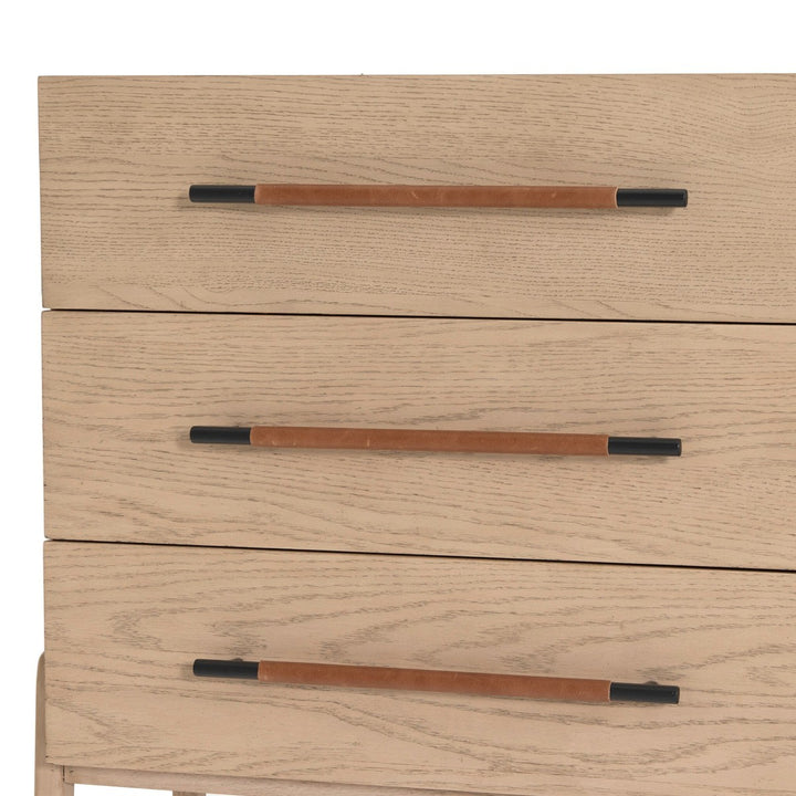 Rosewood 6 Drawer Dresser - Yucca Oak