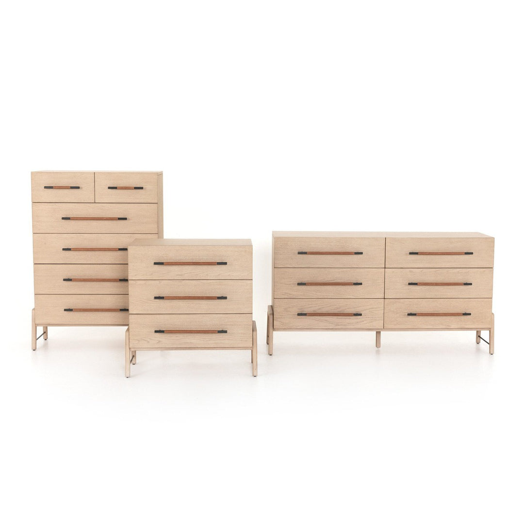 Rosewood 6 Drawer Dresser - Yucca Oak