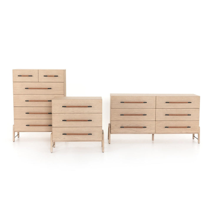 Rosewood 6 Drawer Dresser - Yucca Oak