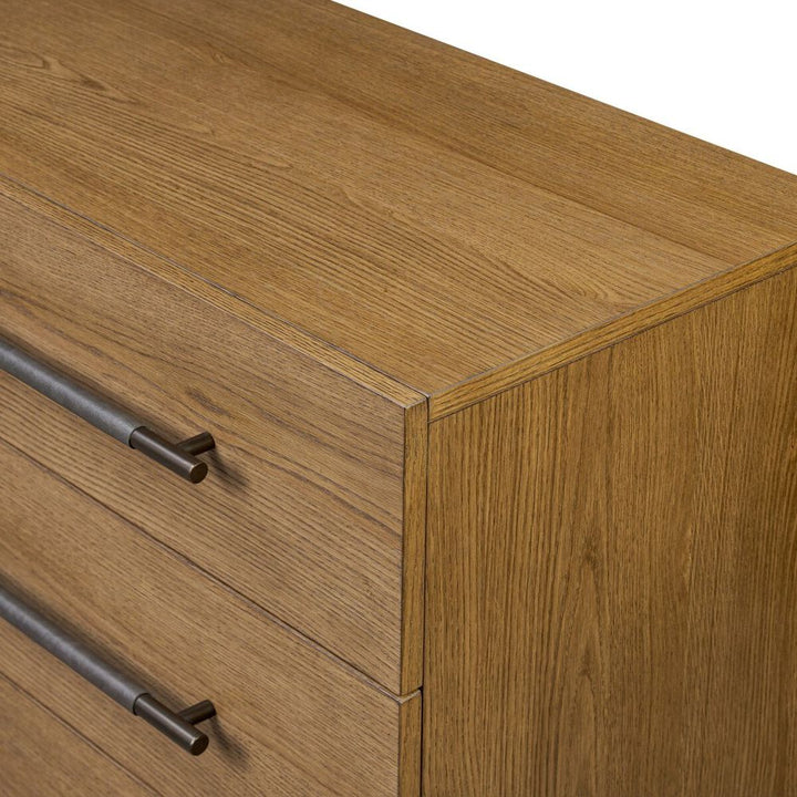 Rosewood 6 Drawer Dresser
