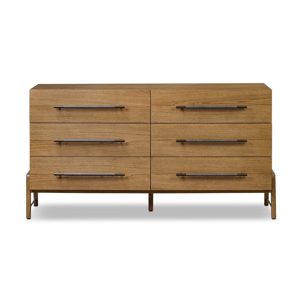 Rosewood 6 Drawer Dresser