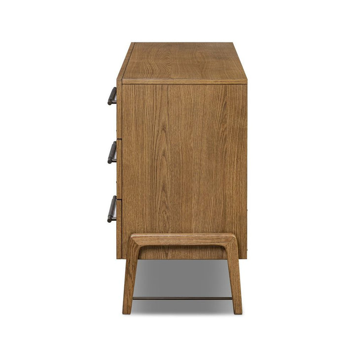 Rosewood 6 Drawer Dresser