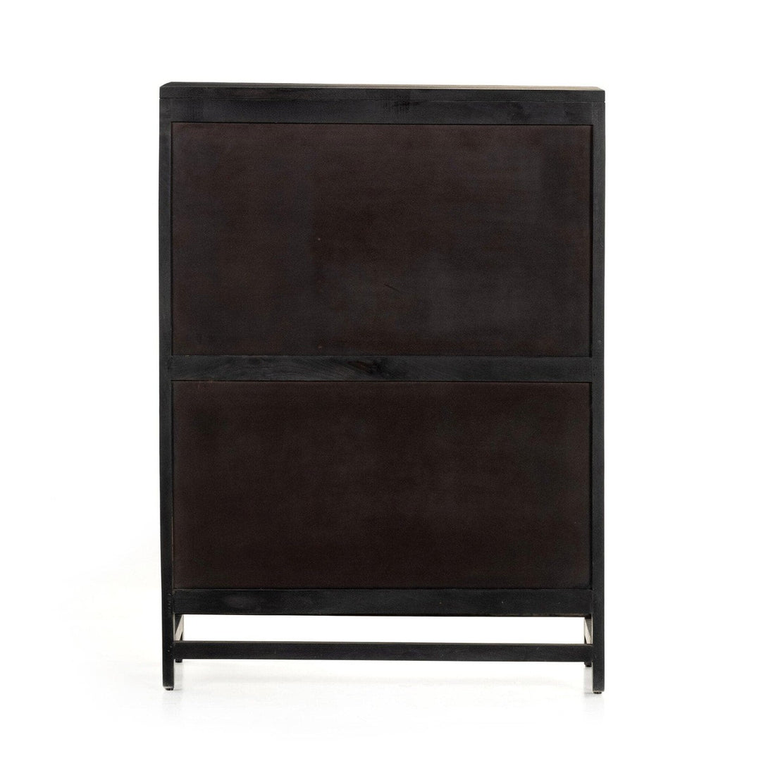 Celeste Bar Cabinet - Black Wash Mango