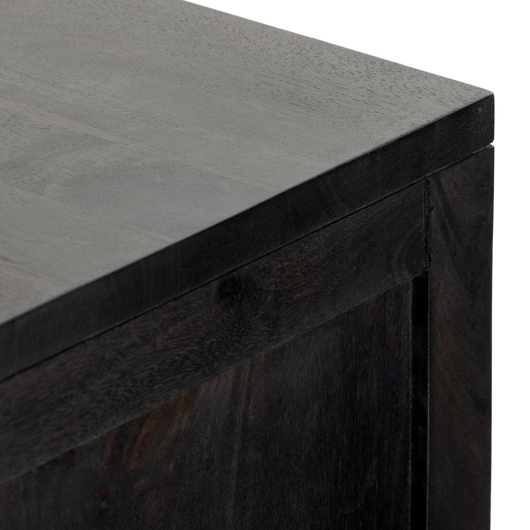 Celeste Bar Cabinet - Black Wash Mango