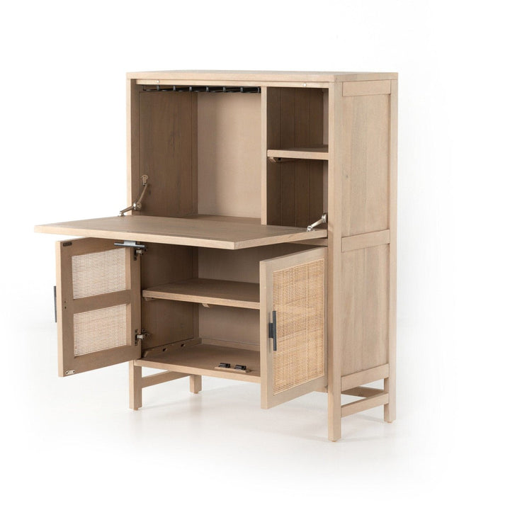 Celeste Bar Cabinet - Natural Mango