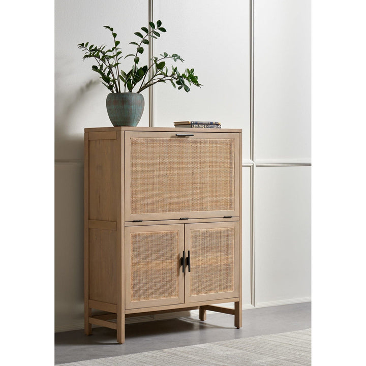 Celeste Bar Cabinet - Natural Mango