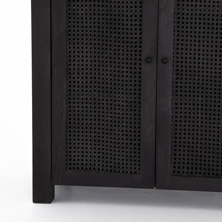 Tessa Cabinet - Black Wash Mango