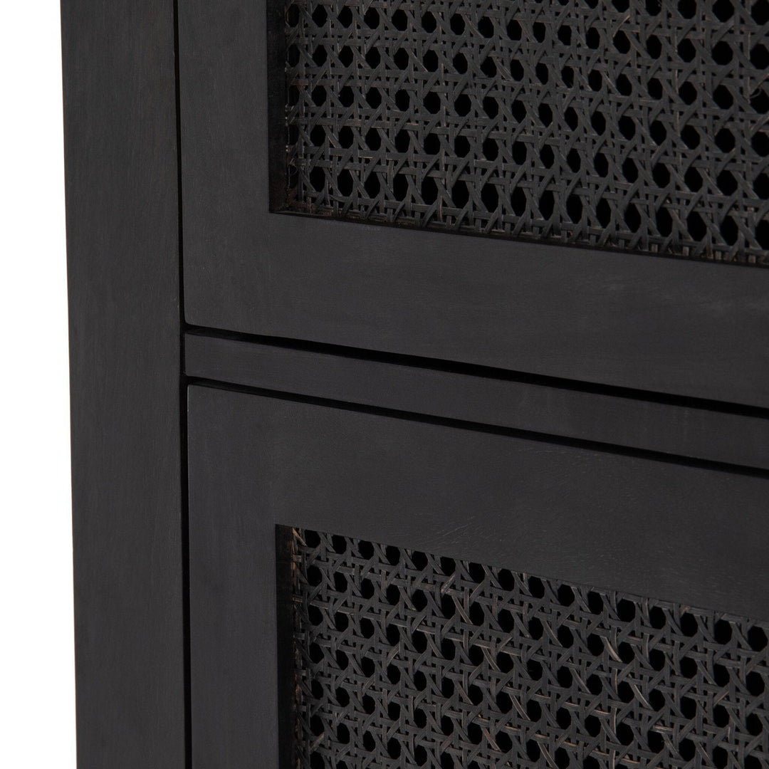 Tessa Cabinet - Black Wash Mango