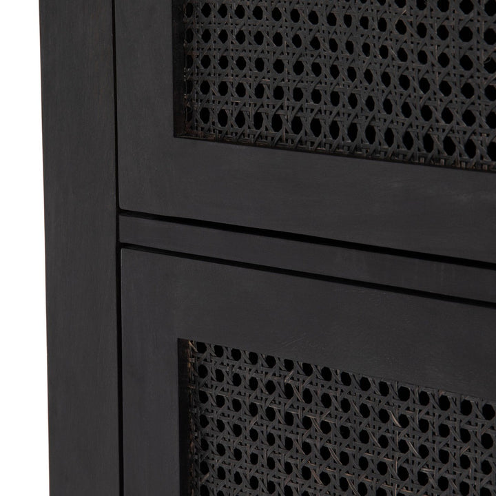 Tessa Cabinet - Black Wash Mango