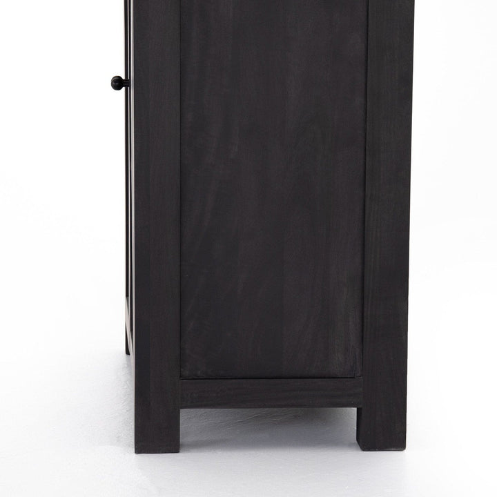 Tessa Cabinet - Black Wash Mango