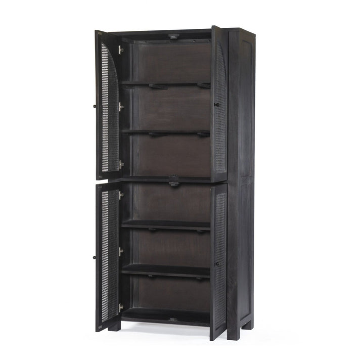 Tessa Cabinet - Black Wash Mango