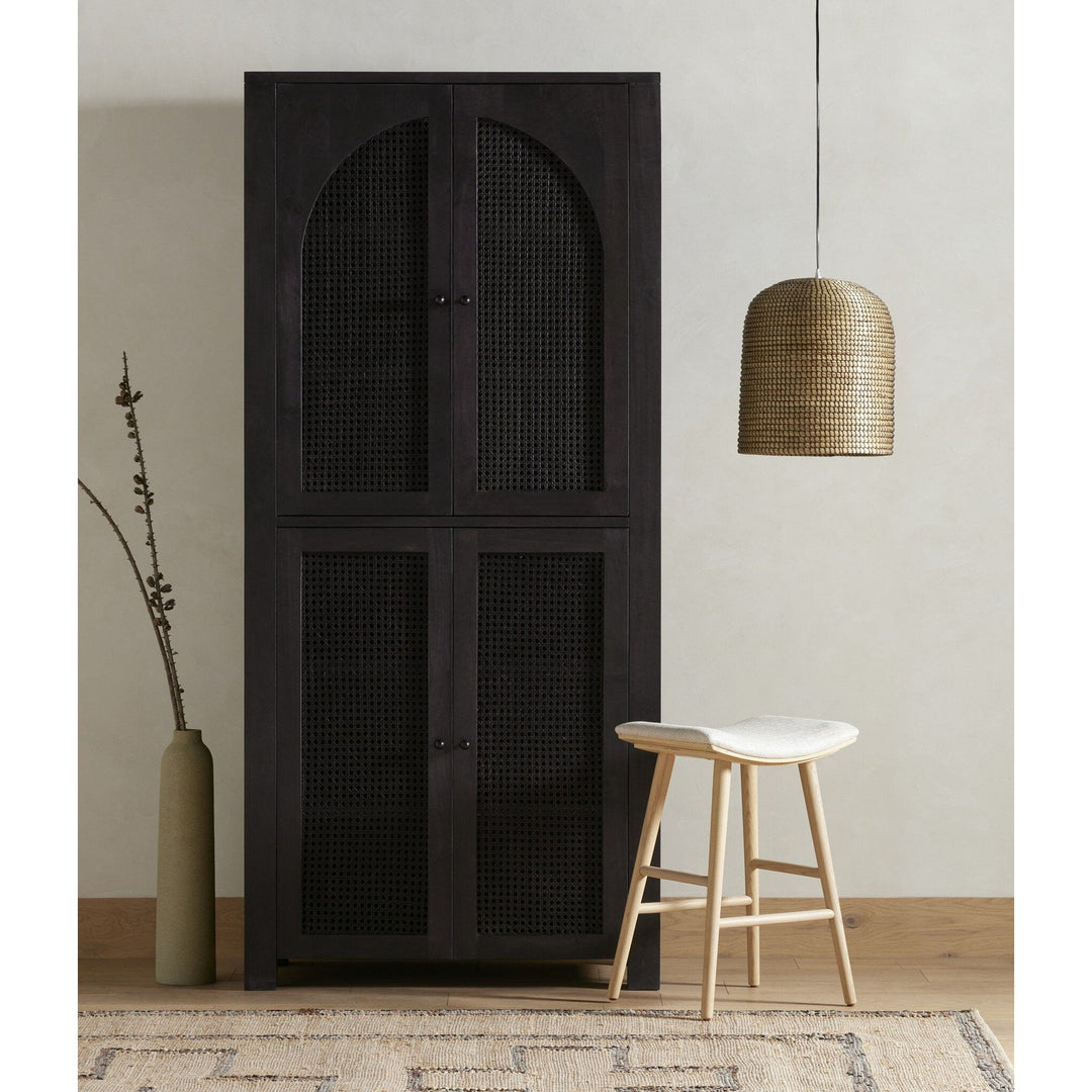 Tessa Cabinet - Black Wash Mango