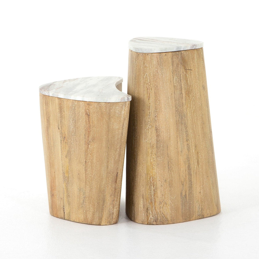 Maya Nesting End Table - Stormy Taupe