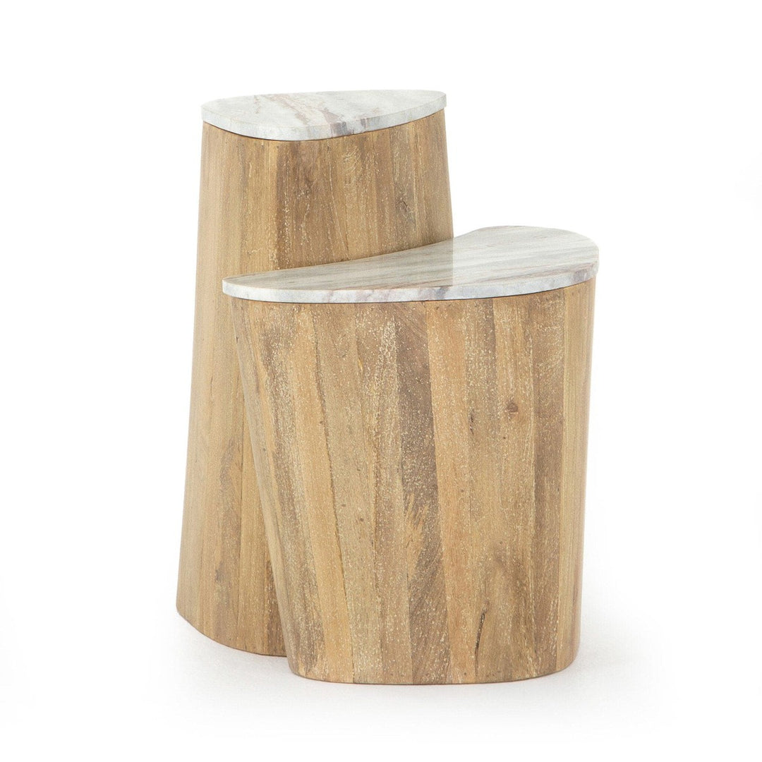 Maya Nesting End Table - Stormy Taupe