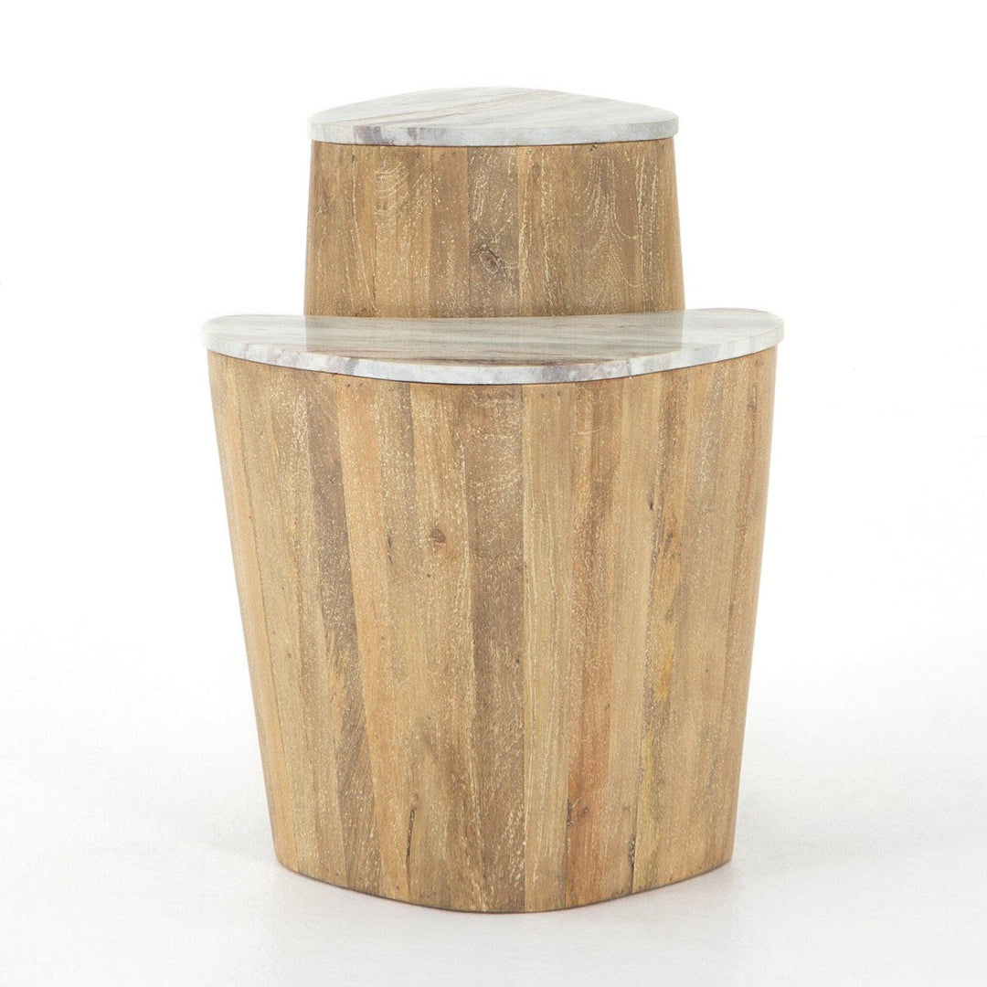 Maya Nesting End Table - Stormy Taupe