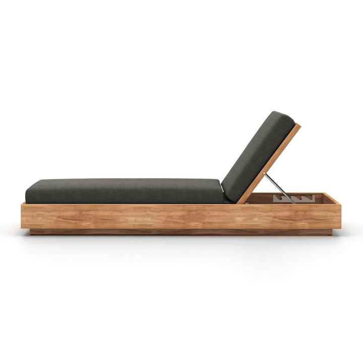 Kiana Outdoor Chaise Lounge - Venao Charcoal