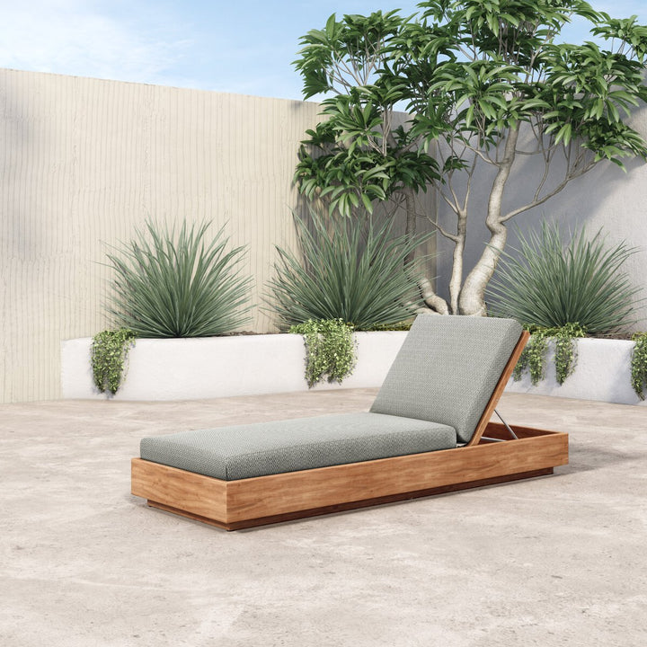 Kira Outdoor Chaise Lounge - Faye Ash