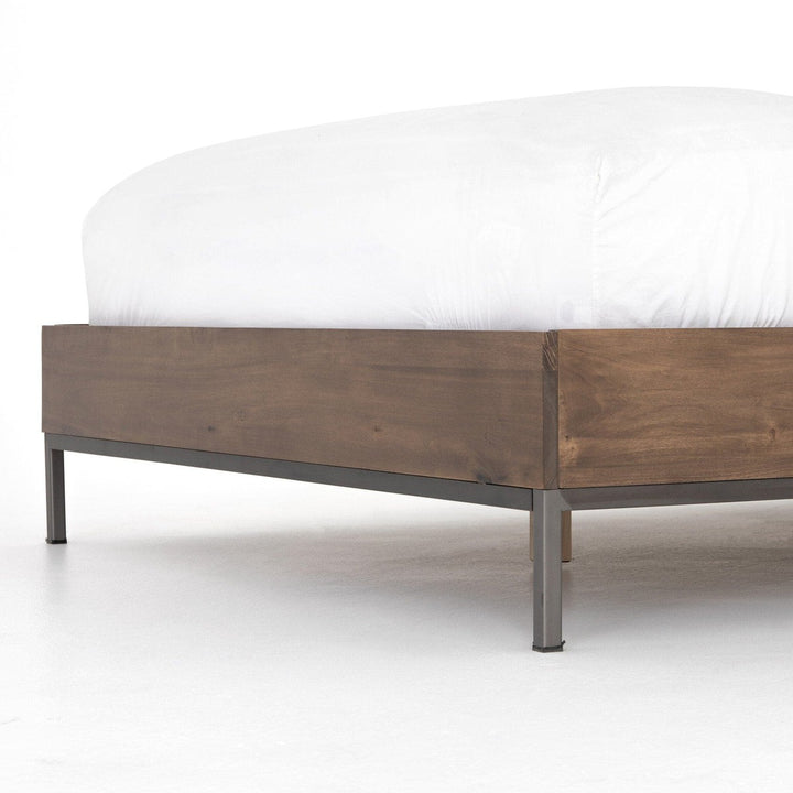 Troy Bed - Auburn Poplar- King