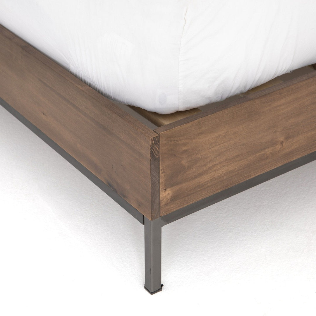 Troy Bed - Auburn Poplar- King