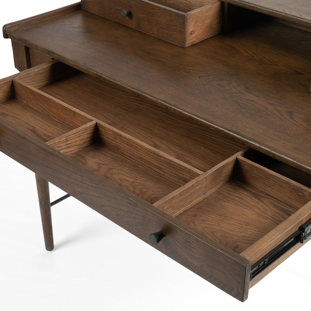 Monroe Desk - Dark Toasted Oak