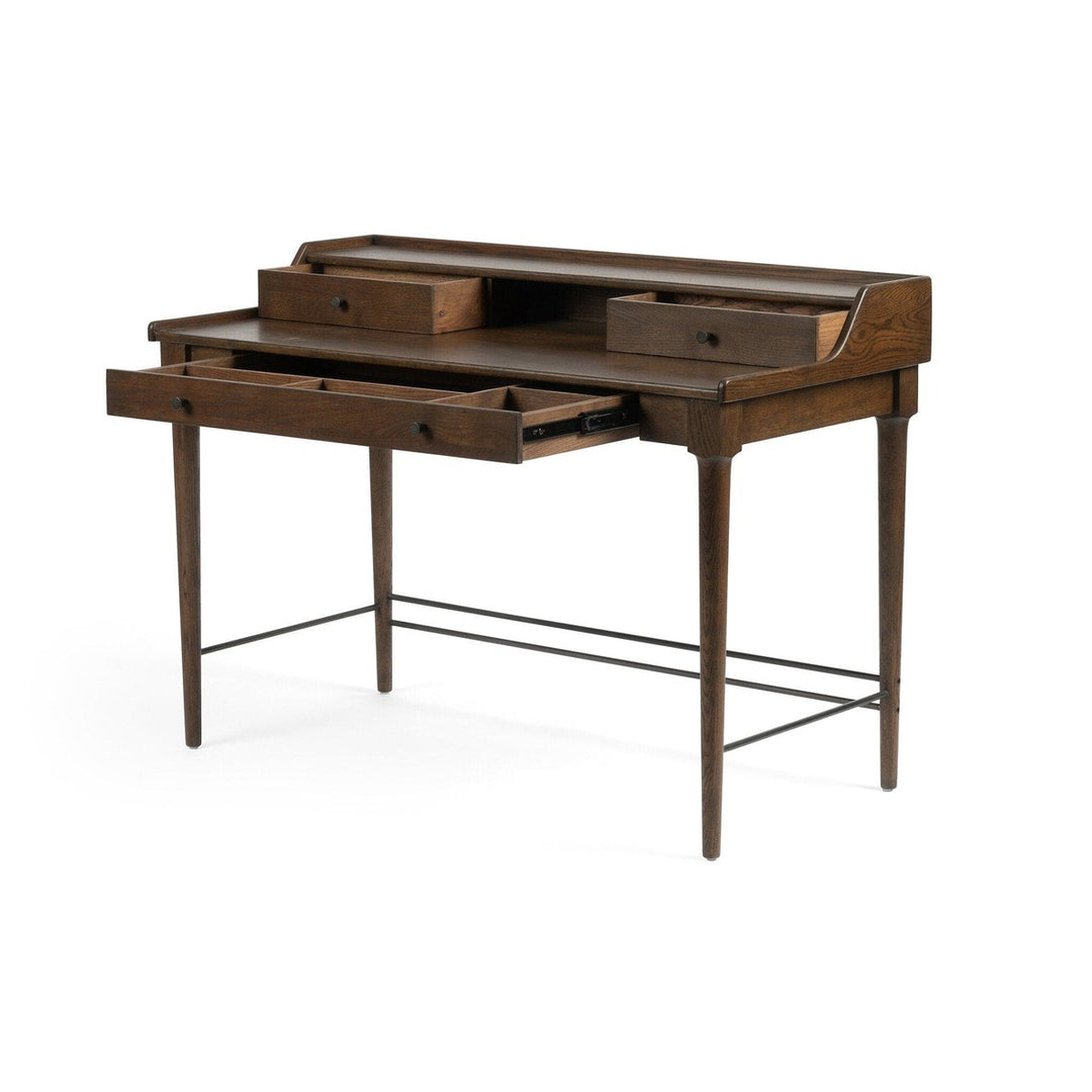 Monroe Desk - Dark Toasted Oak