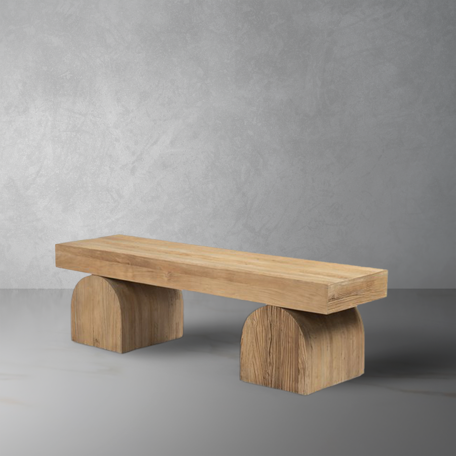 Keane Bench - Natural Elm-Four Hands-FH-109345-002-Benches-1-France and Son