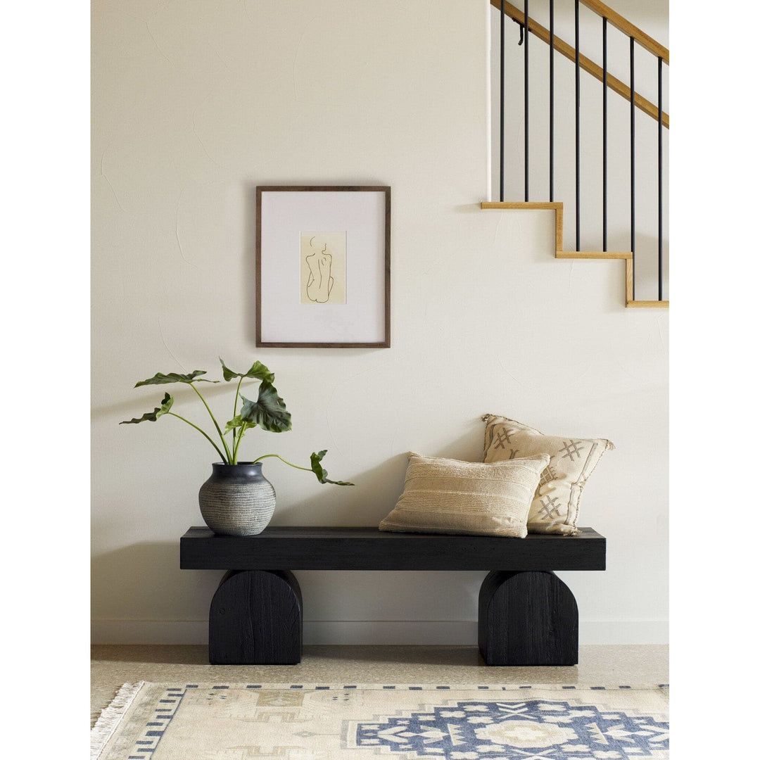 Silvan Bench - Black Elm