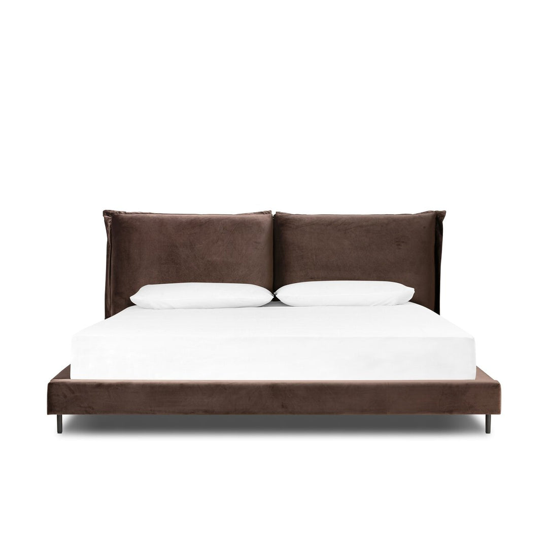 Brentwood Bed - Queen - Surrey Cocoa