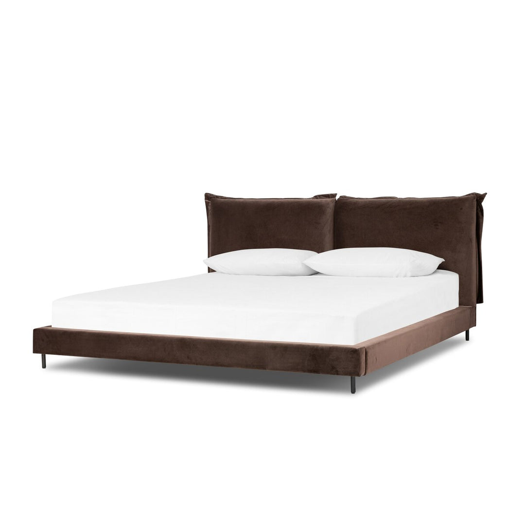 Brentwood Bed - Queen - Surrey Cocoa