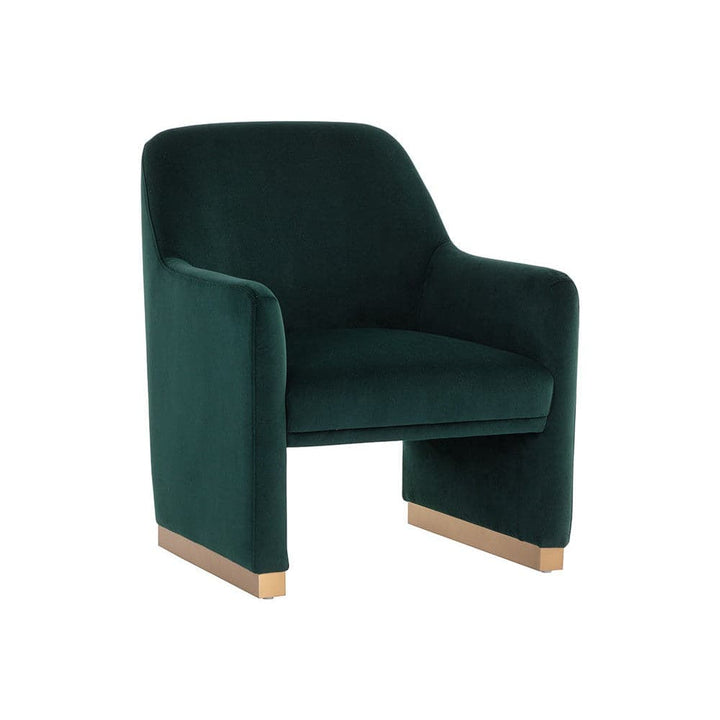 Jaime Lounge Chair-Sunpan-SUNPAN-109568-Lounge ChairsMeg Dark Emerald-9-France and Son