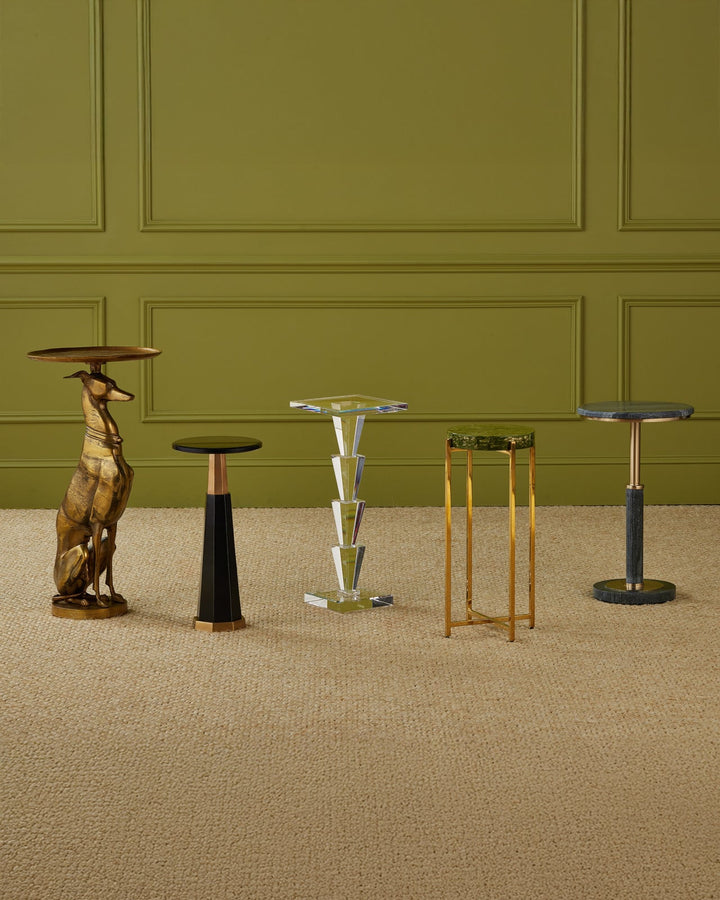 Side Tables Rina Green Drinks Table