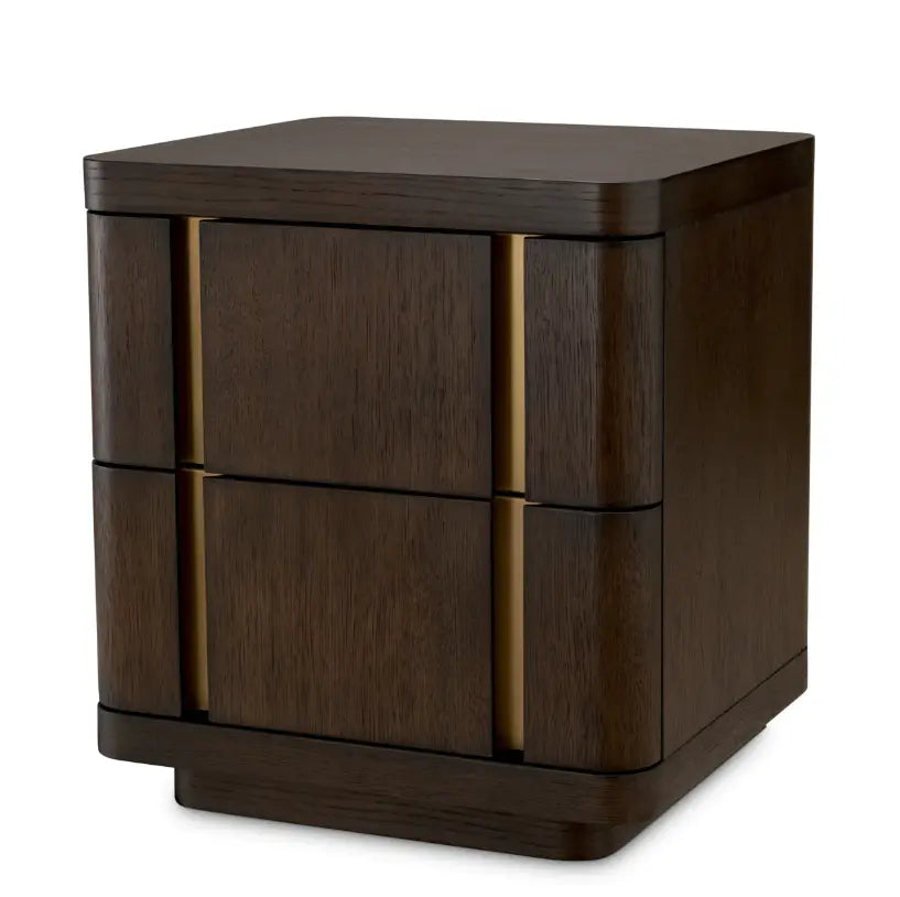 Nightstand Modesto S Mocha Oak Veneer - image 1