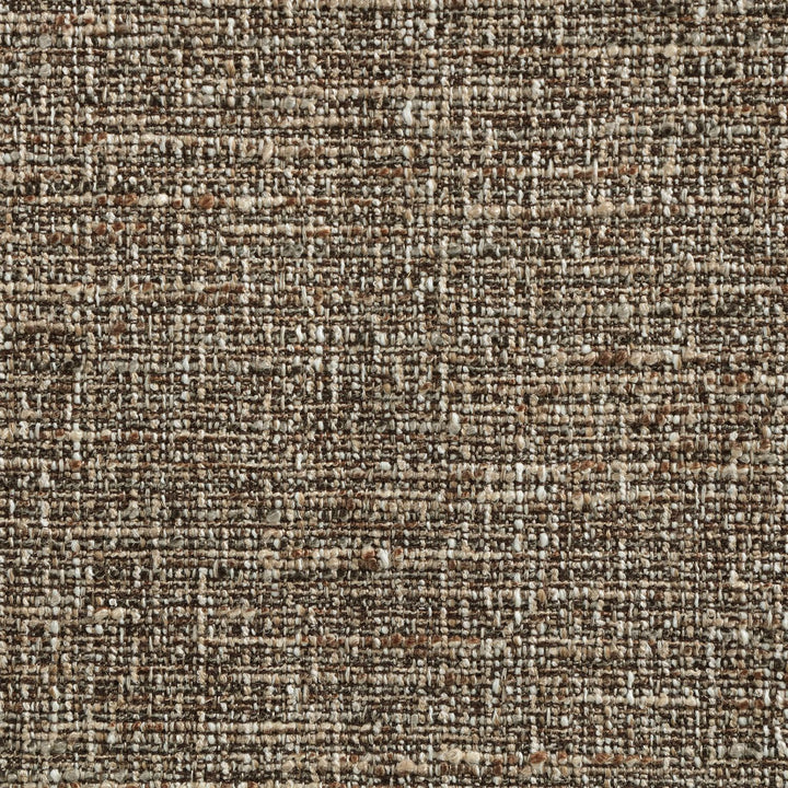 Conrad Linen Textured Fabric Upholstered Dining Chair — Brown / Natural
